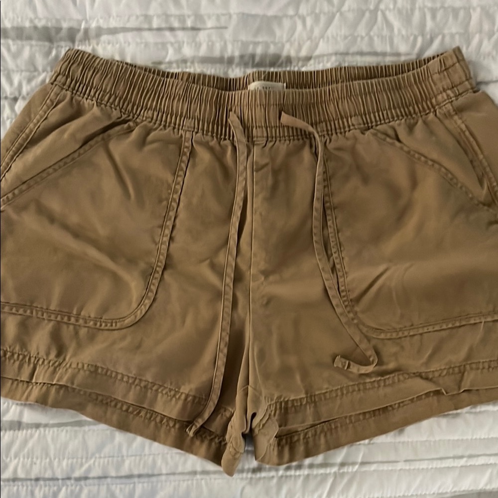 UpWest Tan Athletic Shorts with Relaxed Fit